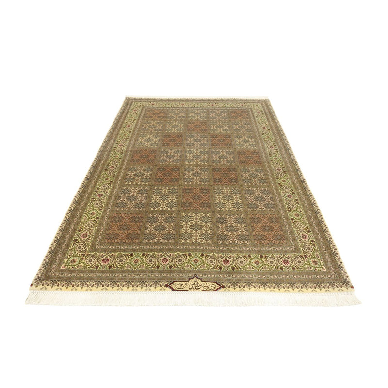 Persisk matta - Tabriz - Royal - Kungliga - 207 x 152 cm - mörk beige