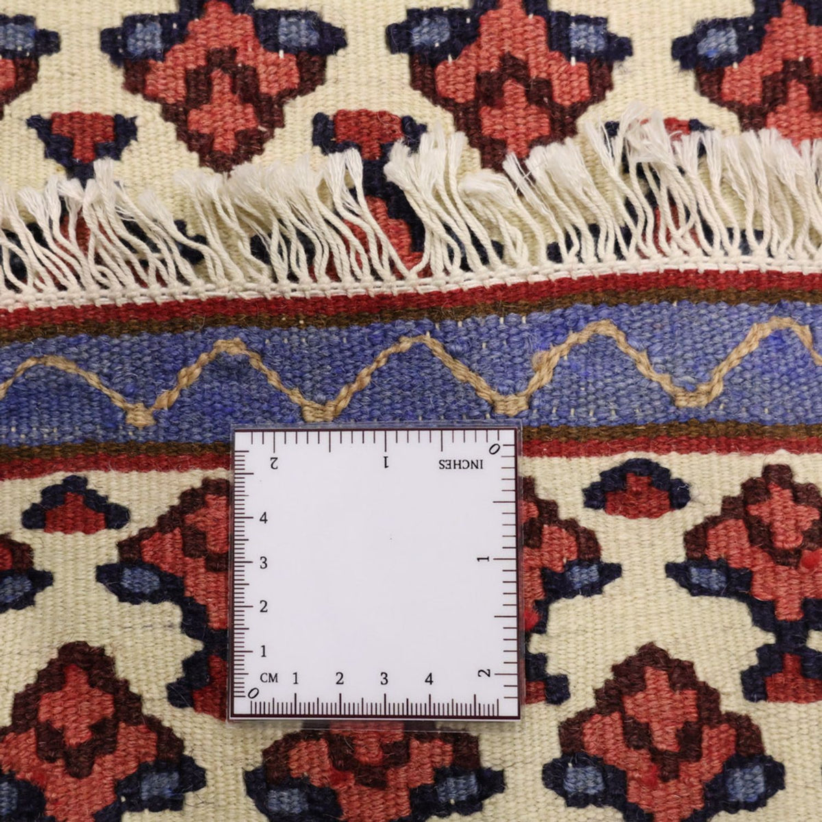 Runner Kelim Carpet - orientalisk matta - 290 x 88 cm - flerfärgad