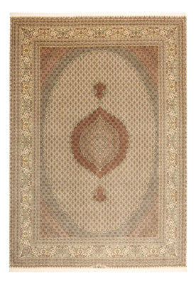Persisk matta - Tabriz - Royal - Kungliga - 348 x 248 cm - ljusbeige
