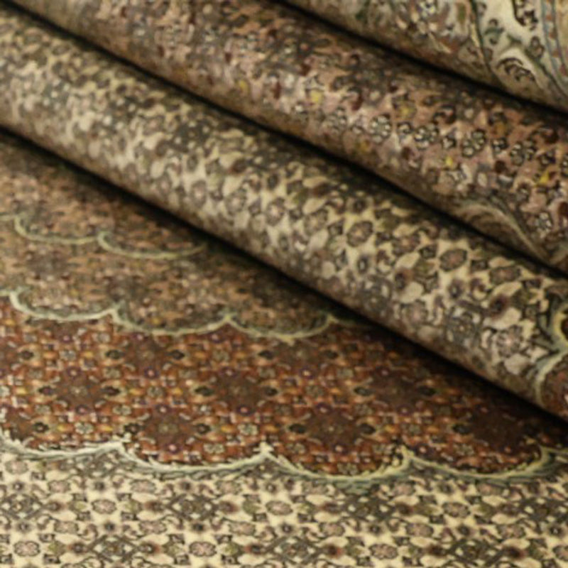 Persisk matta - Tabriz - Royal - Kungliga - 348 x 248 cm - ljusbeige