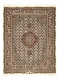 Persisk matta - Tabriz - Royal - Kungliga - 197 x 154 cm - mörk beige
