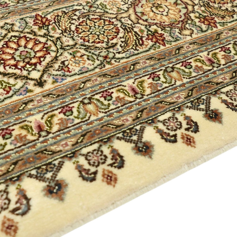 Persisk matta - Tabriz - Royal - Kungliga - 197 x 154 cm - mörk beige