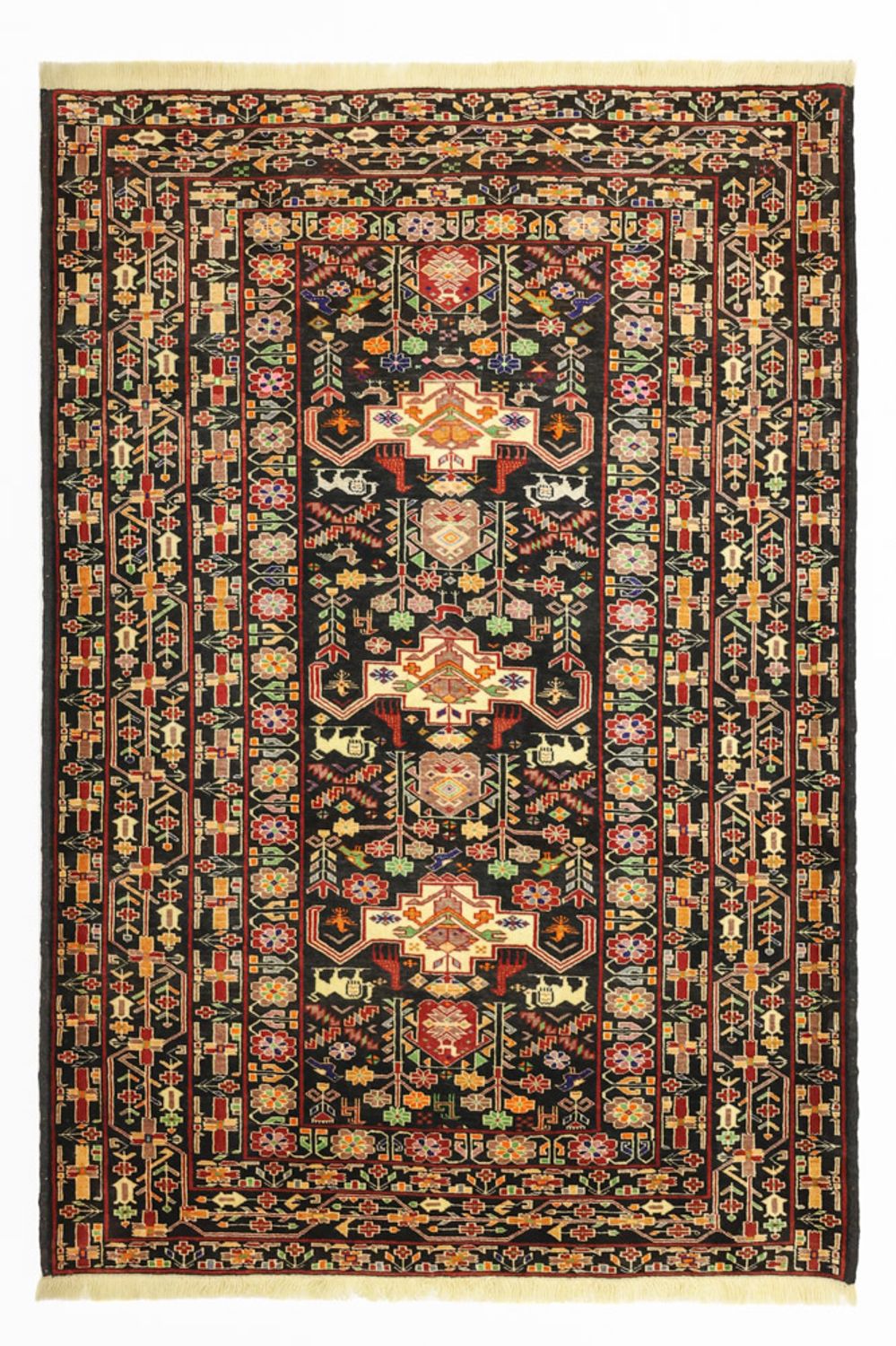 Baluch-matta - 153 x 104 cm - mörk beige