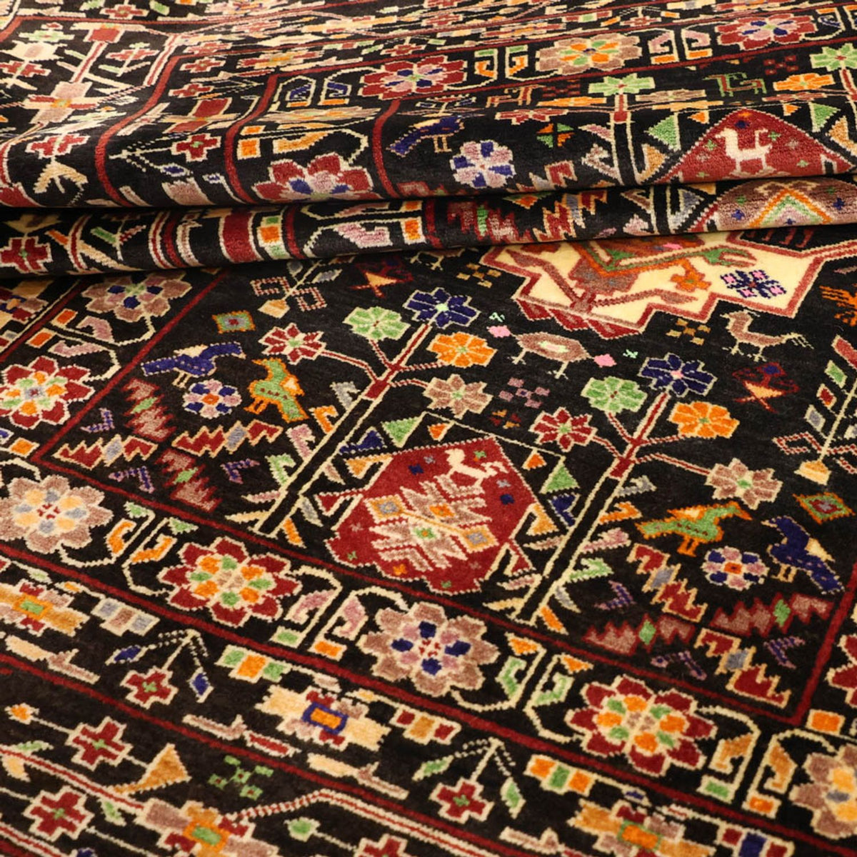 Baluch-matta - 153 x 104 cm - mörk beige