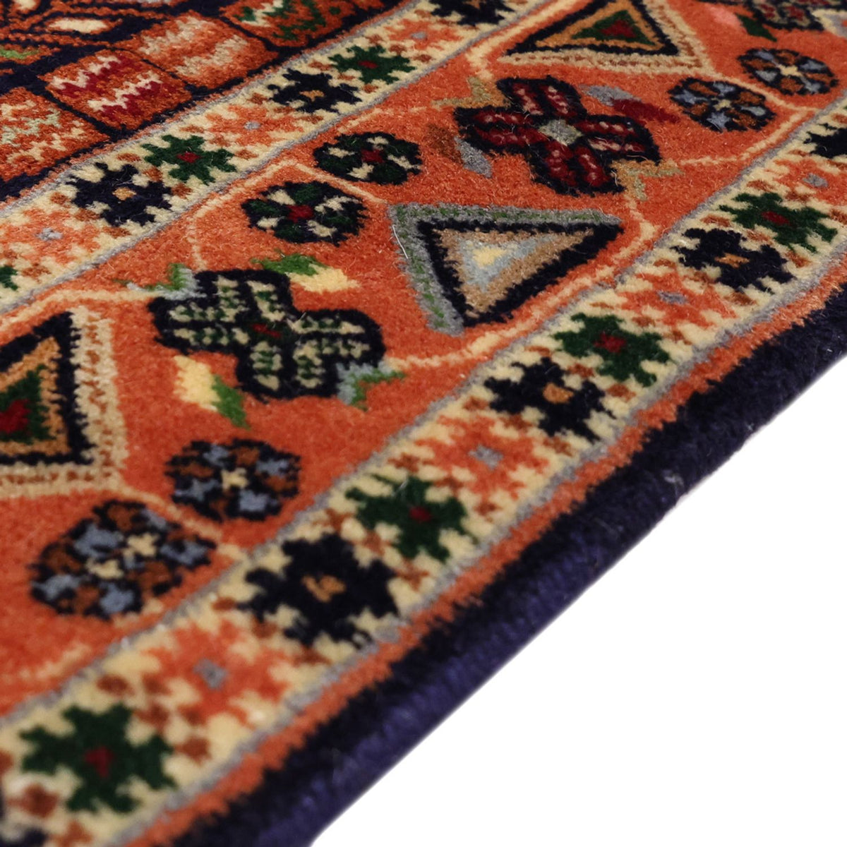 Persisk matta - Nomadic - 164 x 130 cm - flerfärgad