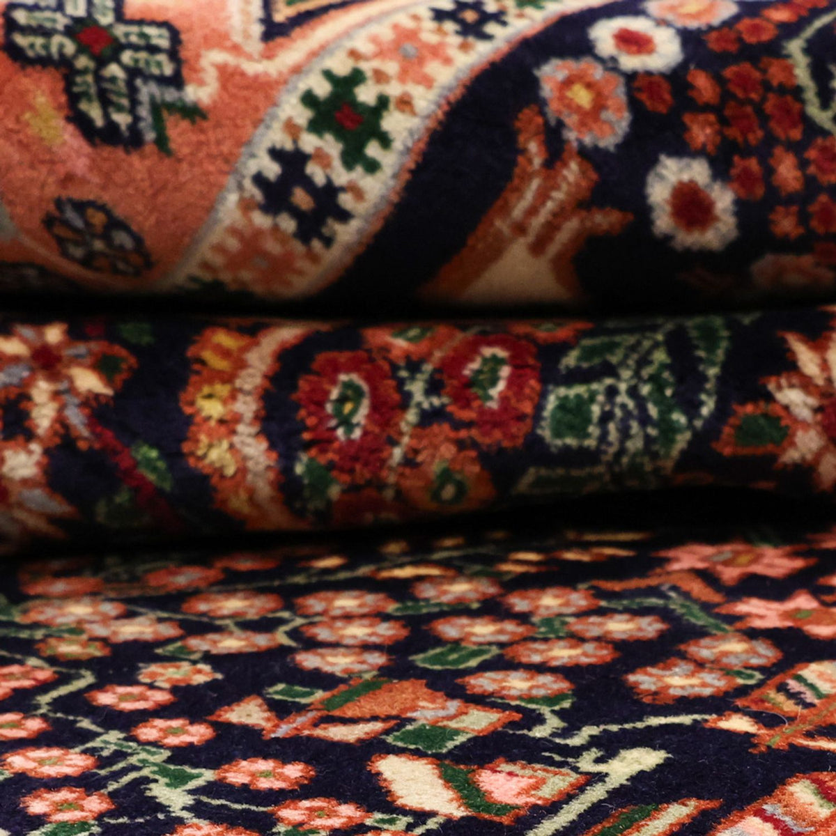 Persisk matta - Nomadic - 164 x 130 cm - flerfärgad