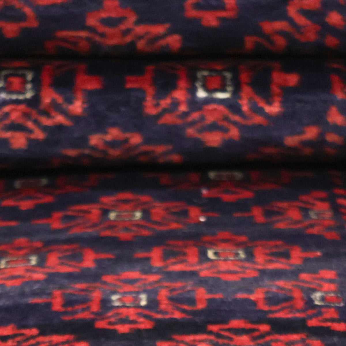 Runner Baluch-matta - 188 x 99 cm - mörkröd