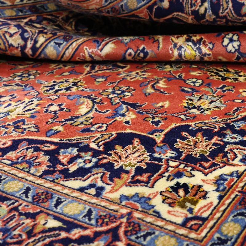 Persiska mattor - Keshan - 160 x 112 cm - ljusröd