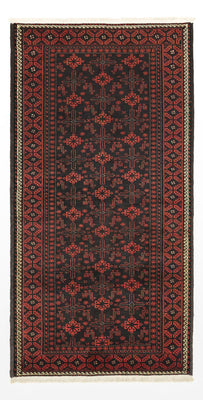 Runner Baluch-matta - 204 x 102 cm - mörkröd