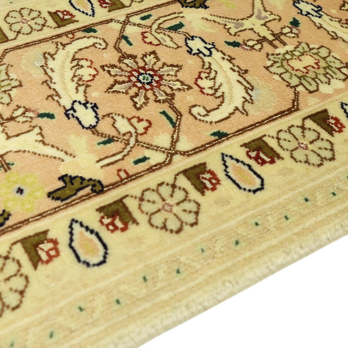 Persisk matta - Tabriz - Kungliga - 203 x 147 cm - beige