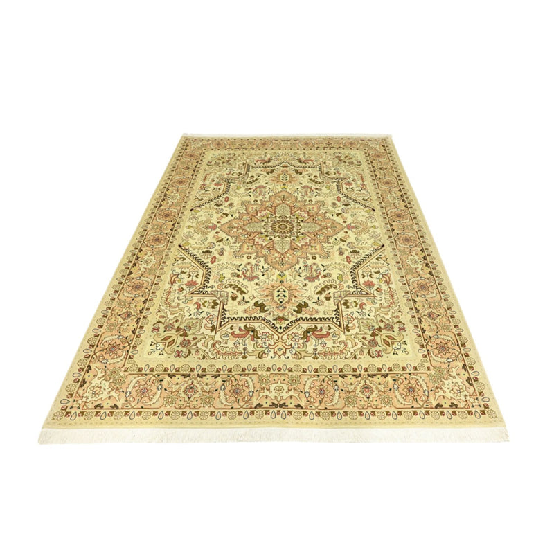Persisk matta - Tabriz - Kungliga - 203 x 147 cm - beige