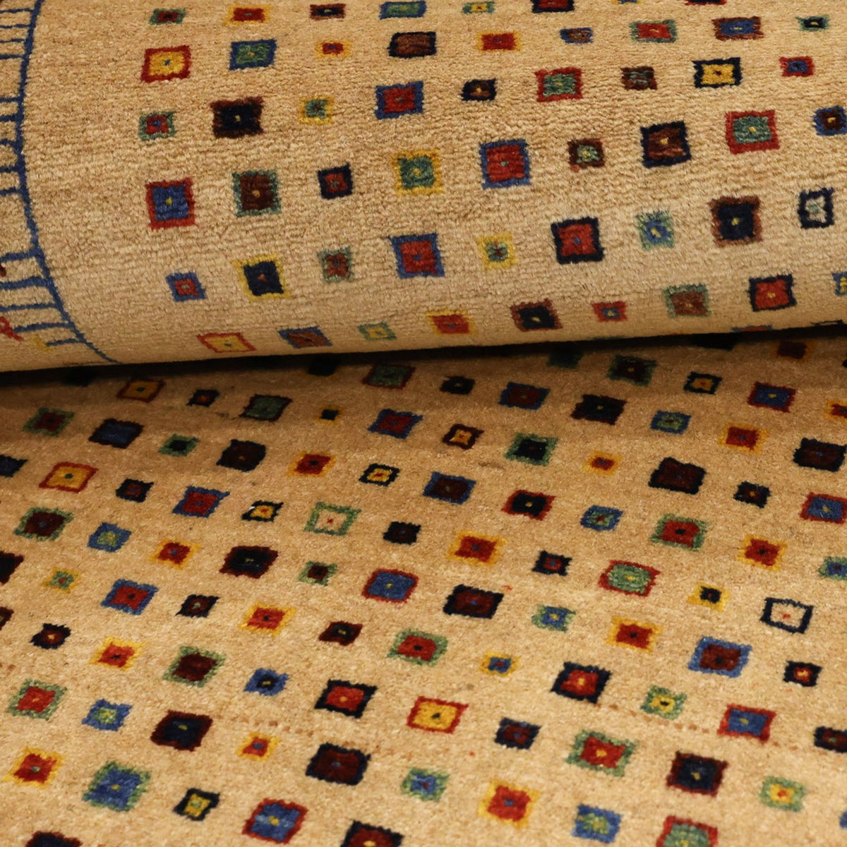 Gabbeh-matta - Loribaft Persian - 164 x 79 cm - guld