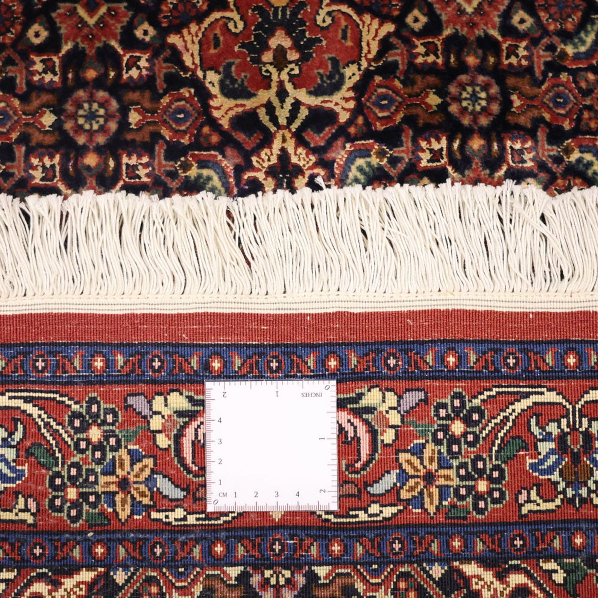 Persisk matta - Bijar - 142 x 90 cm - mörkröd