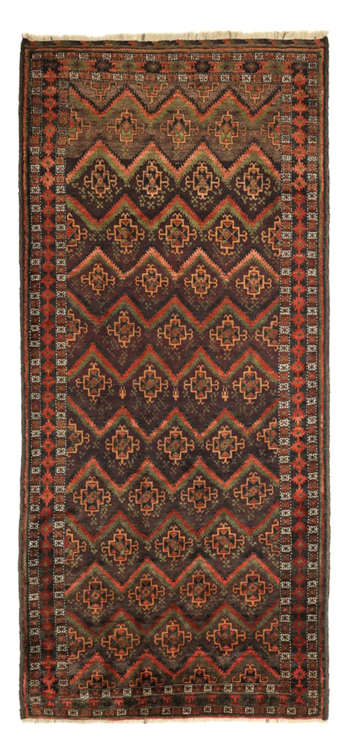 Runner Baluch-matta - 294 x 141 cm - mörk beige
