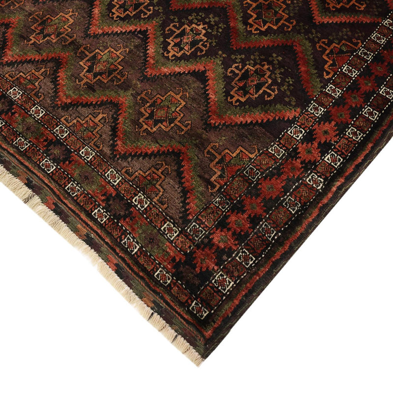 Runner Baluch-matta - 294 x 141 cm - mörk beige