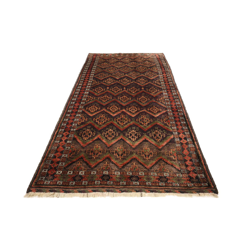 Runner Baluch-matta - 294 x 141 cm - mörk beige