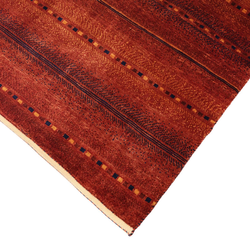 Gabbeh-matta - Kashkuli Persiska - 103 x 79 cm - mörkröd