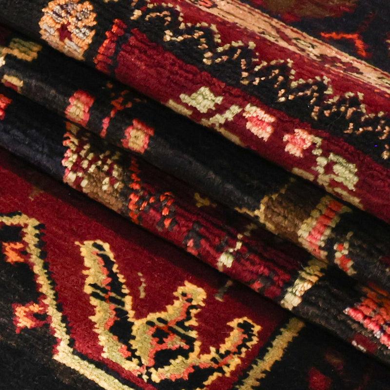 Persisk matta - Nomadic - 285 x 150 cm - mörkröd