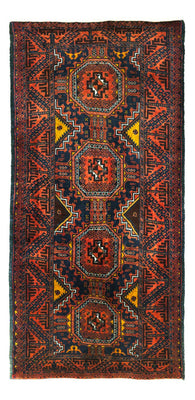 Runner Baluch-matta - 198 x 98 cm - mörkröd