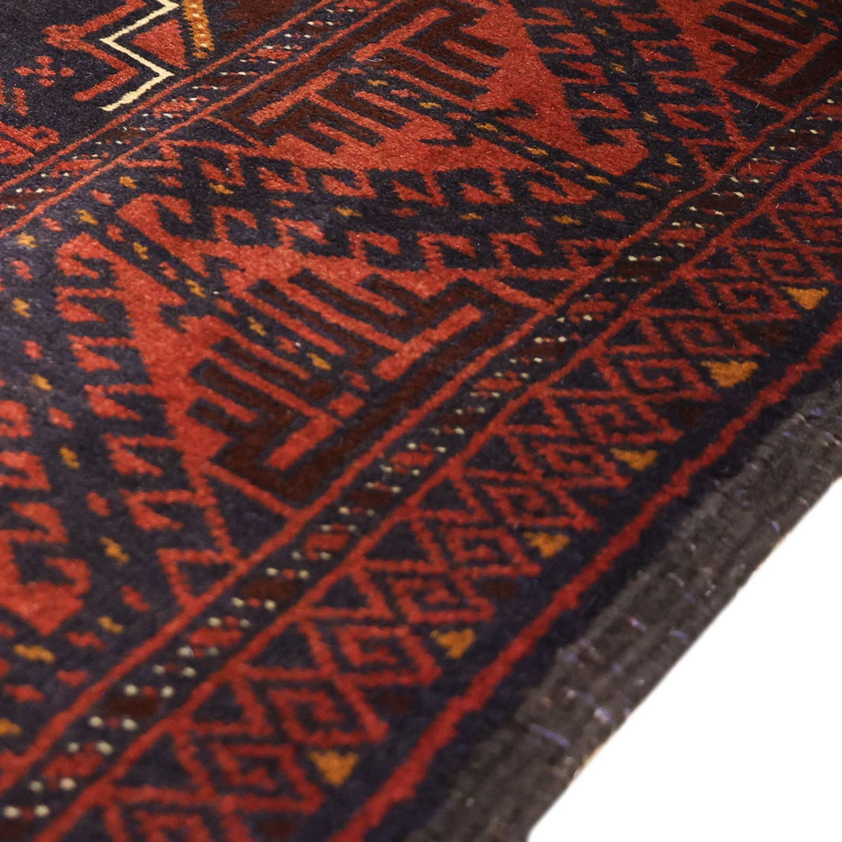 Runner Baluch-matta - 198 x 98 cm - mörkröd