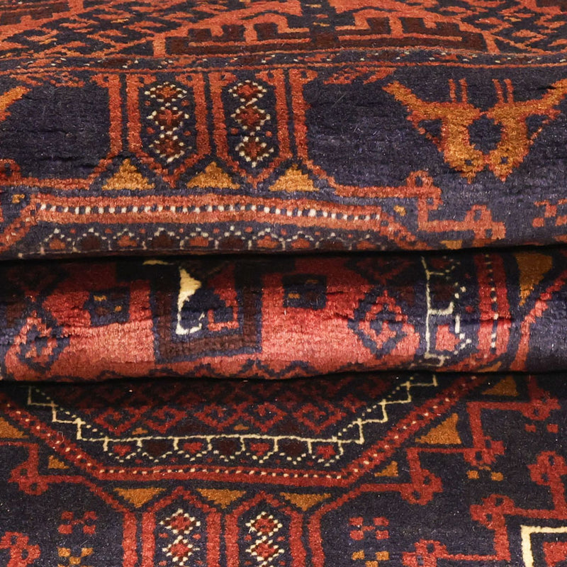 Runner Baluch-matta - 198 x 98 cm - mörkröd