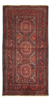Baluch-matta 98x194cm - Oriental Carpet - Löpare / Mörkröd / 98 x 194 cm Löpare