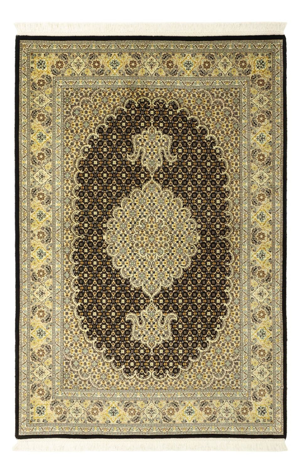 Persisk matta - Tabriz - Royal - 148 x 100 cm - olivgrön
