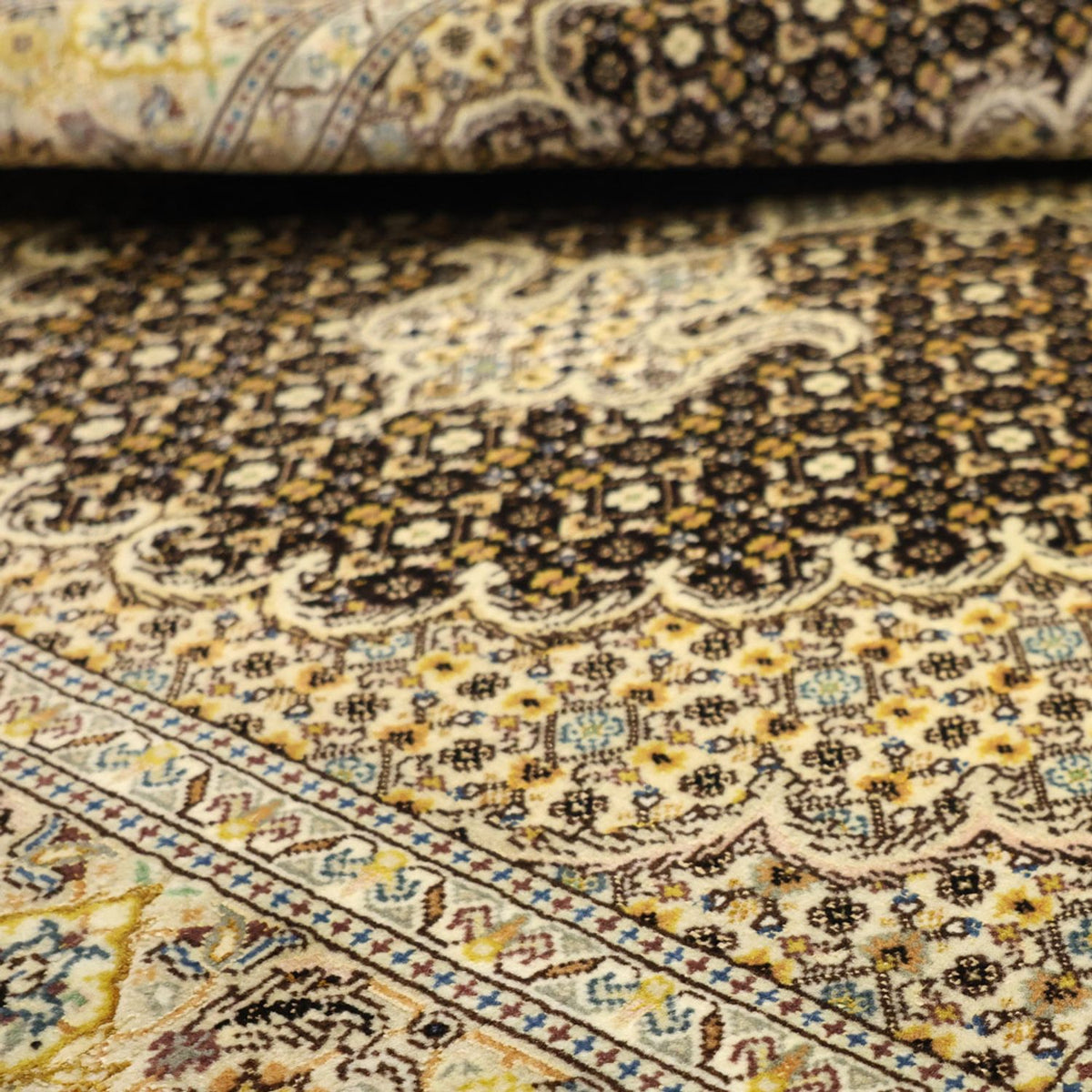 Persisk matta - Tabriz - Royal - 148 x 100 cm - olivgrön