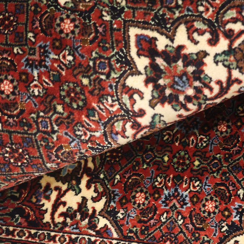 Persisk matta - Bijar - Kungliga - 147 x 72 cm - mörkröd