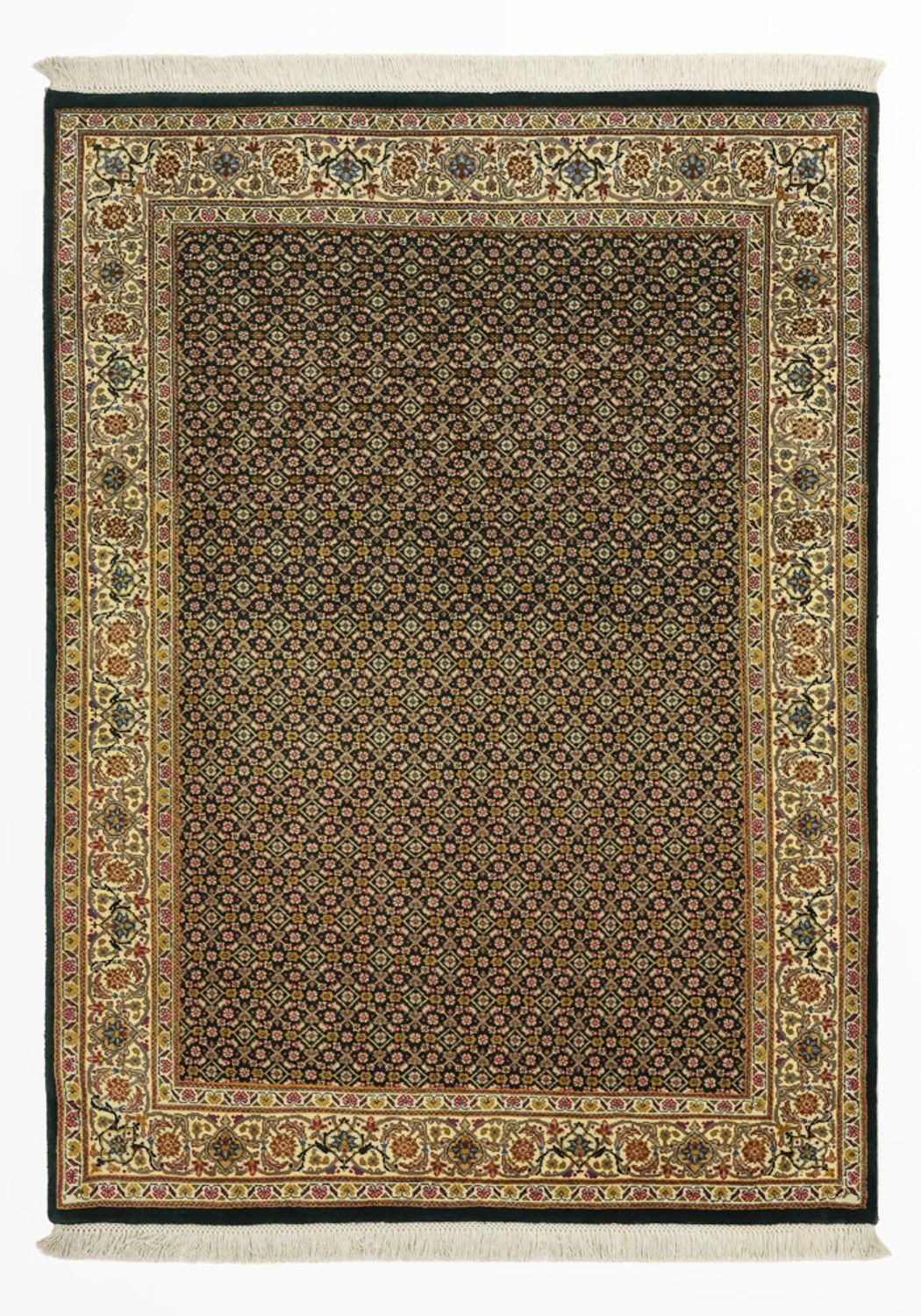 Persisk matta - Tabriz - Royal - 144 x 106 cm - olivgrön