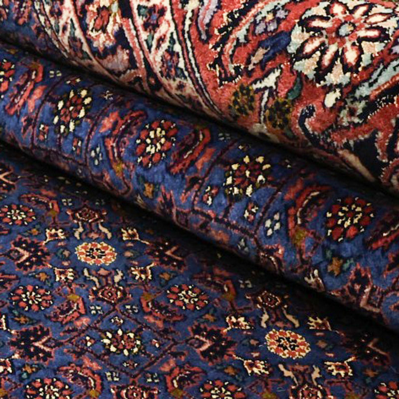 Persisk matta - Bijar - Kungliga - 286 x 255 cm - mörkblå