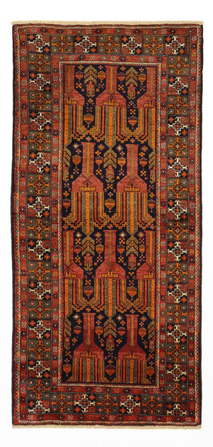 Runner Baluch-matta - 237 x 113 cm - terrakotta