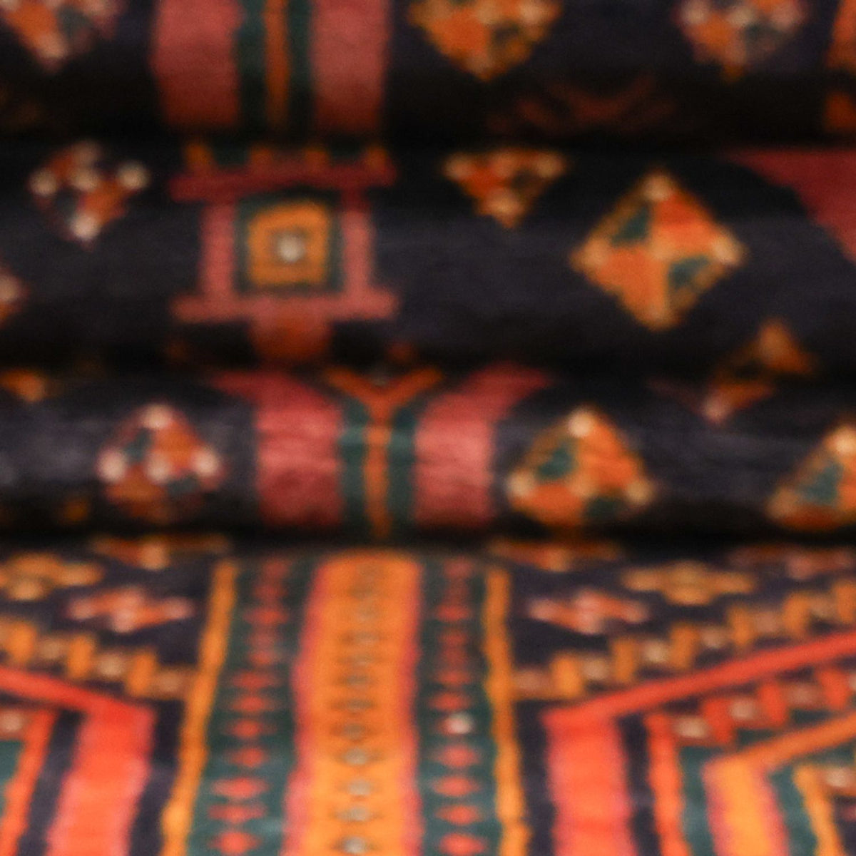 Runner Baluch-matta - 249 x 113 cm - mörkblå