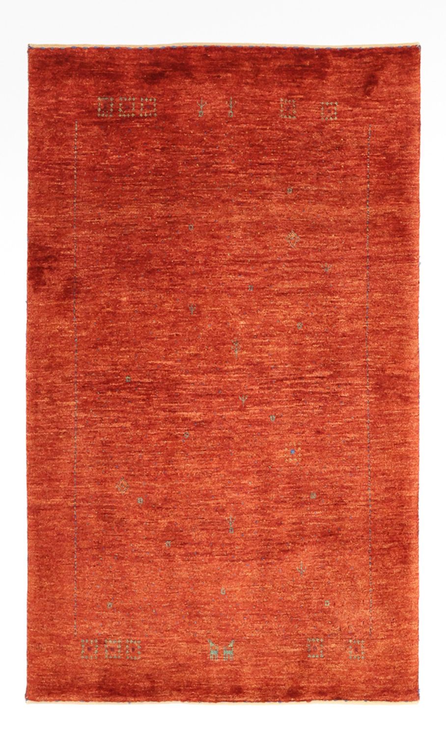 Gabbeh-matta - Kashkuli Persiska - 127 x 78 cm - orange