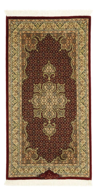 Persisk matta - Tabriz - Royal - Kungliga - 112 x 59 cm - mörk beige
