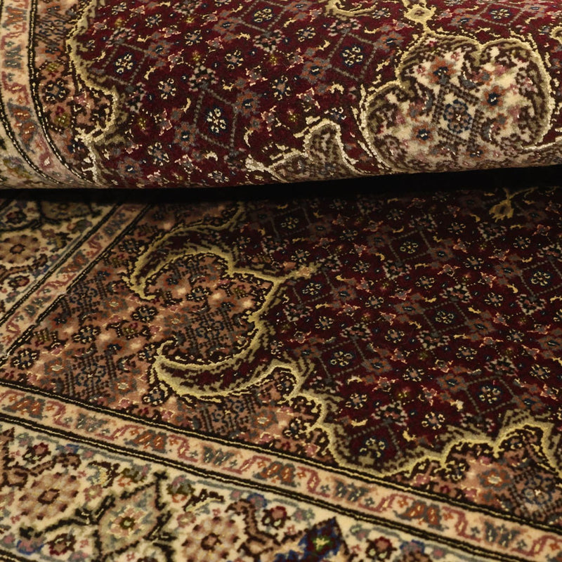 Persisk matta - Tabriz - Royal - Kungliga - 112 x 59 cm - mörk beige