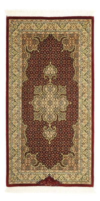 Persisk matta - Tabriz - Royal - Kungliga - 111 x 57 cm - mörk beige