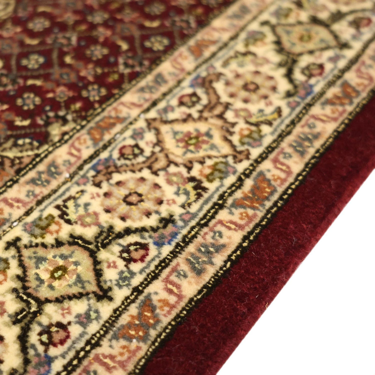 Persisk matta - Tabriz - Royal - Kungliga - 111 x 57 cm - mörk beige