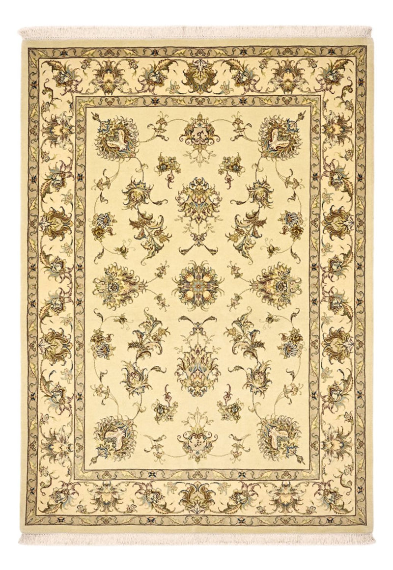 Persisk matta - Tabriz - Kungliga - 203 x 145 cm - beige