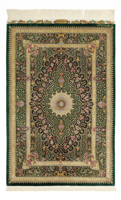 Qom Mattan 99x156cm - Persisk matta