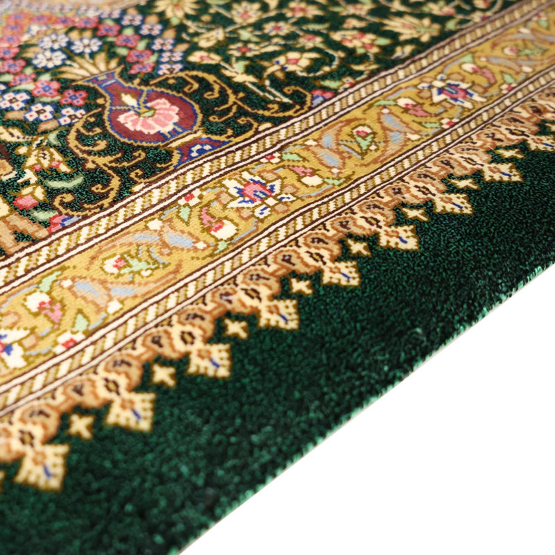 Persisk matta - Ghom - Kungliga - 156 x 99 cm - mörk beige