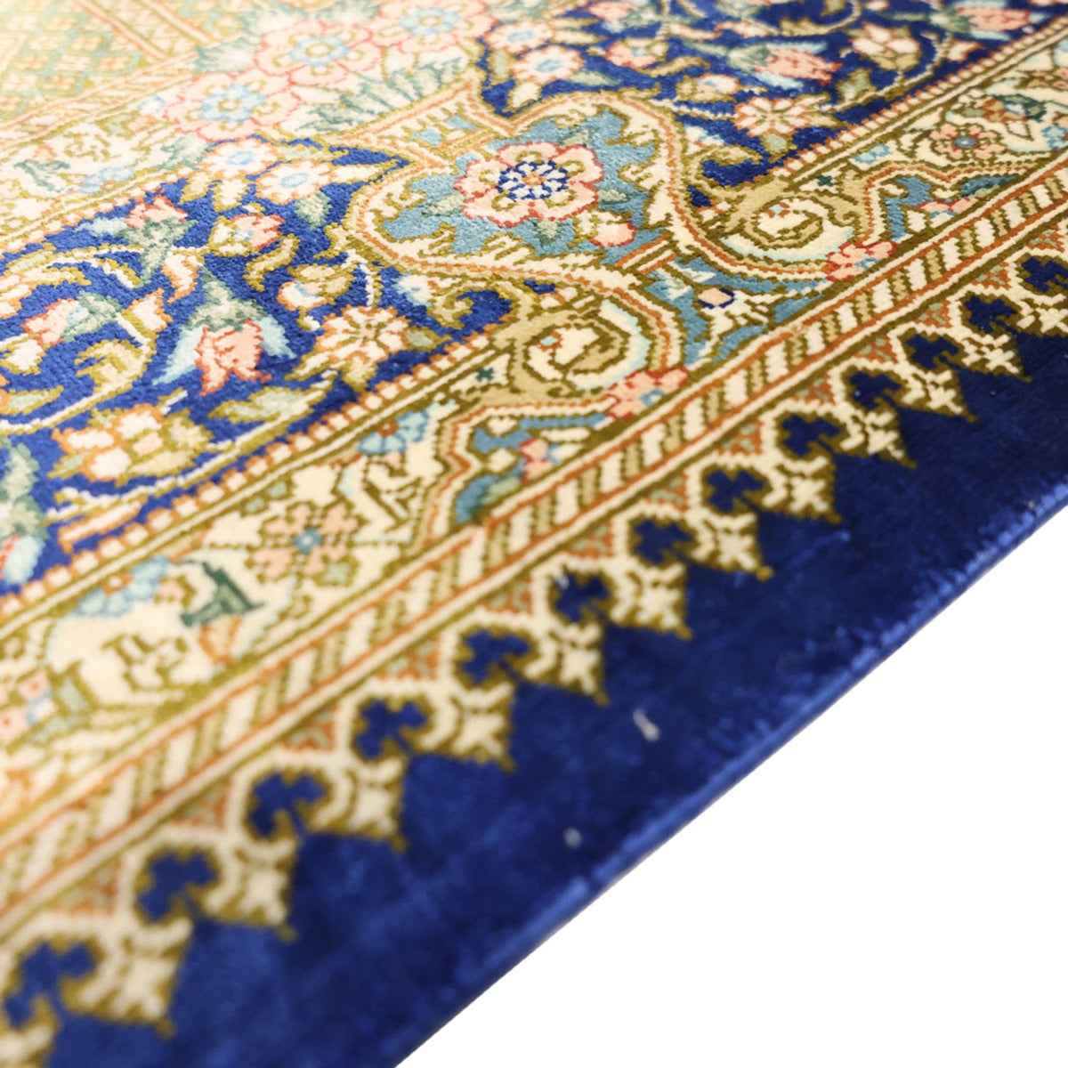 Persisk matta - Ghom - Kungliga - 126 x 76 cm - flerfärgad