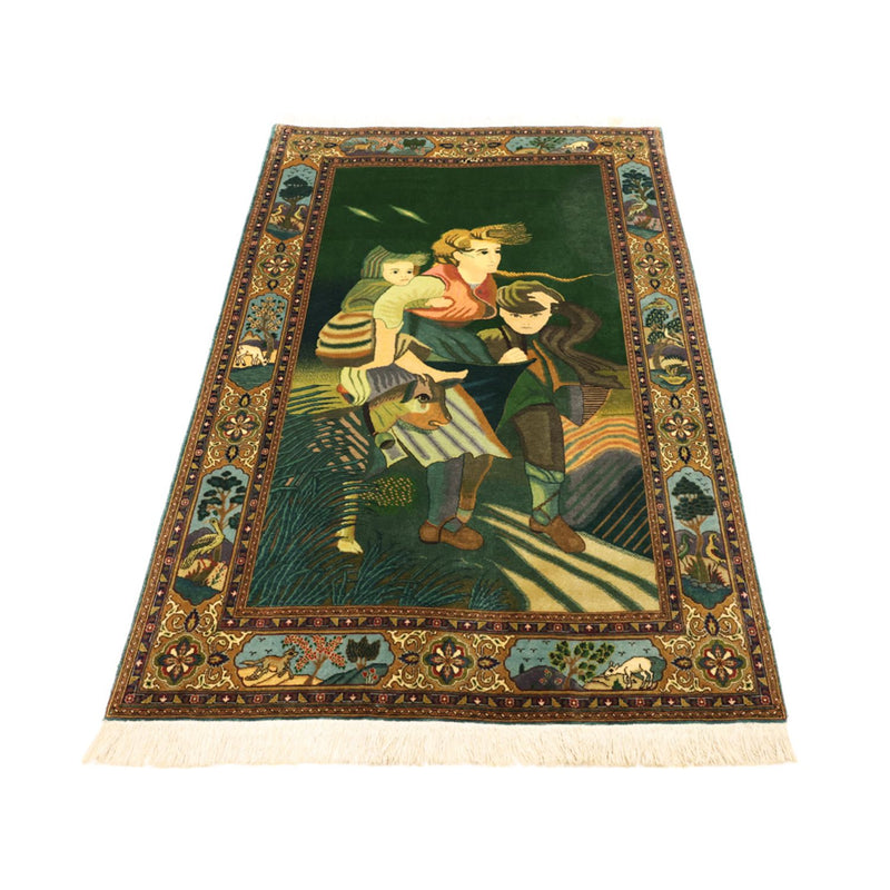 Persisk matta - Tabriz - Royal - 153 x 103 cm - flerfärgad