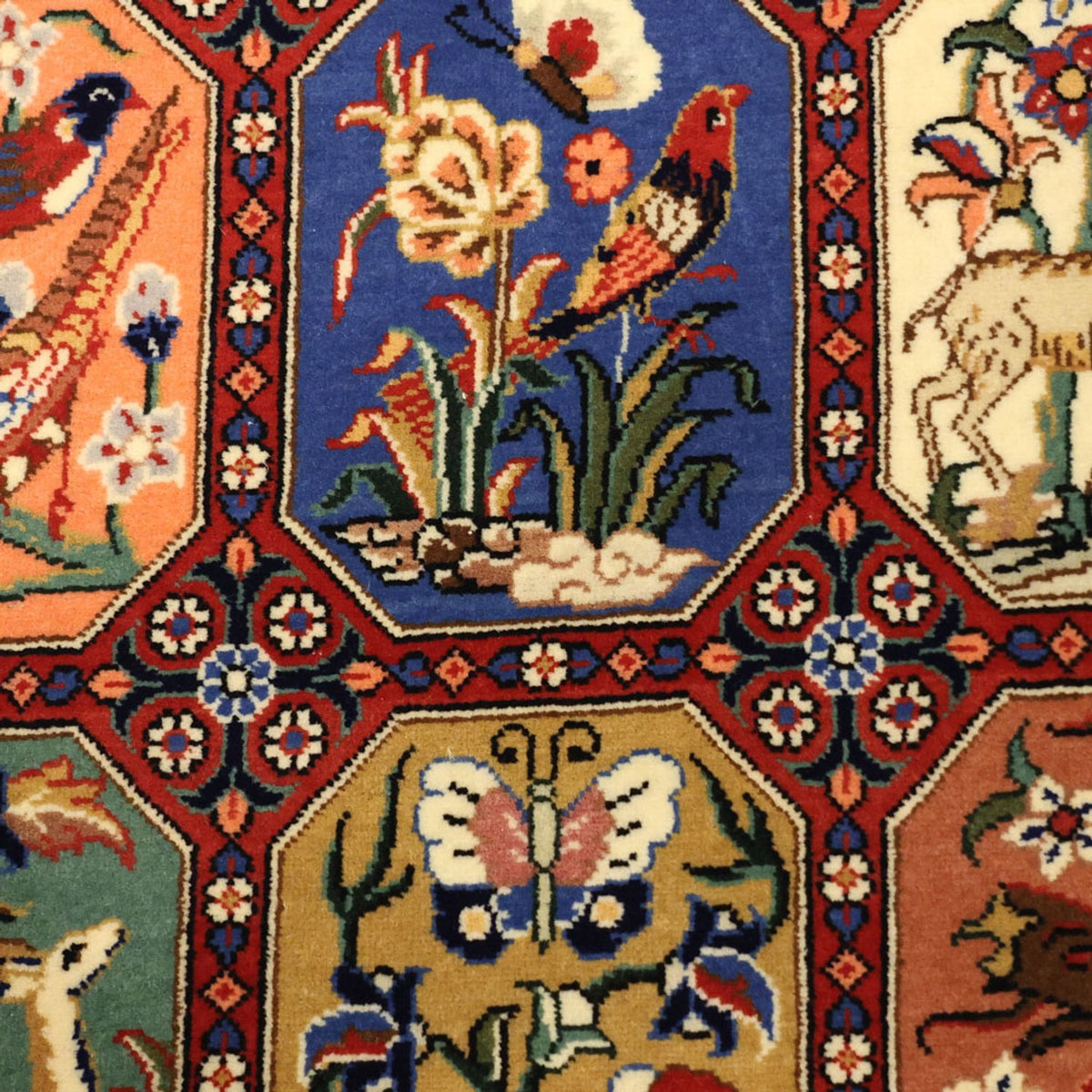 Persisk matta - Ghom - Kunglig - 114 x 56 cm - flerfärgad