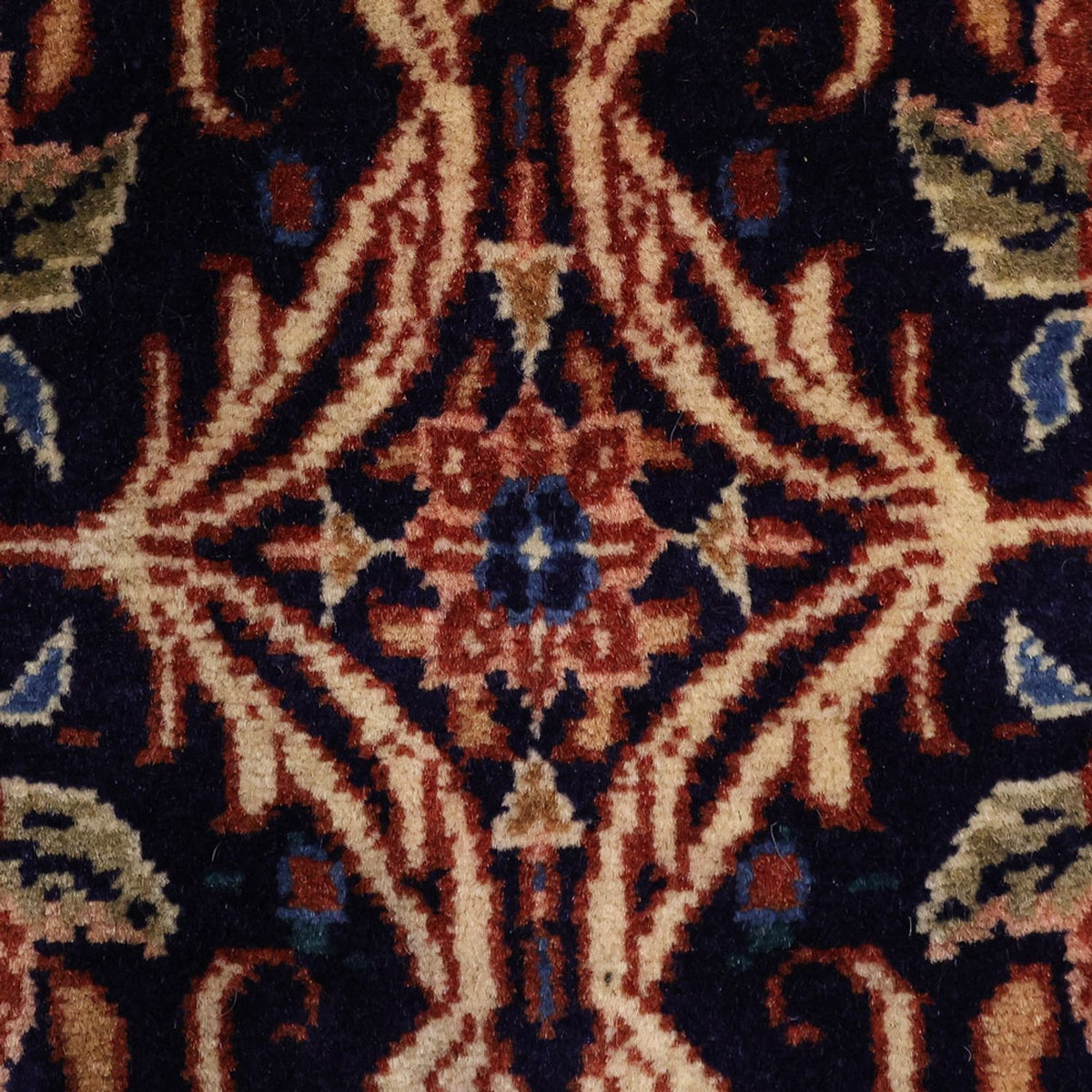 Persisk matta - Bijar - Kungliga - 161 x 113 cm - mörkblå