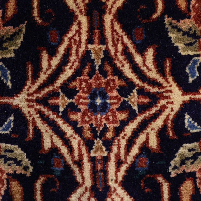 Persisk matta - Bijar - Kungliga - 161 x 113 cm - mörkblå