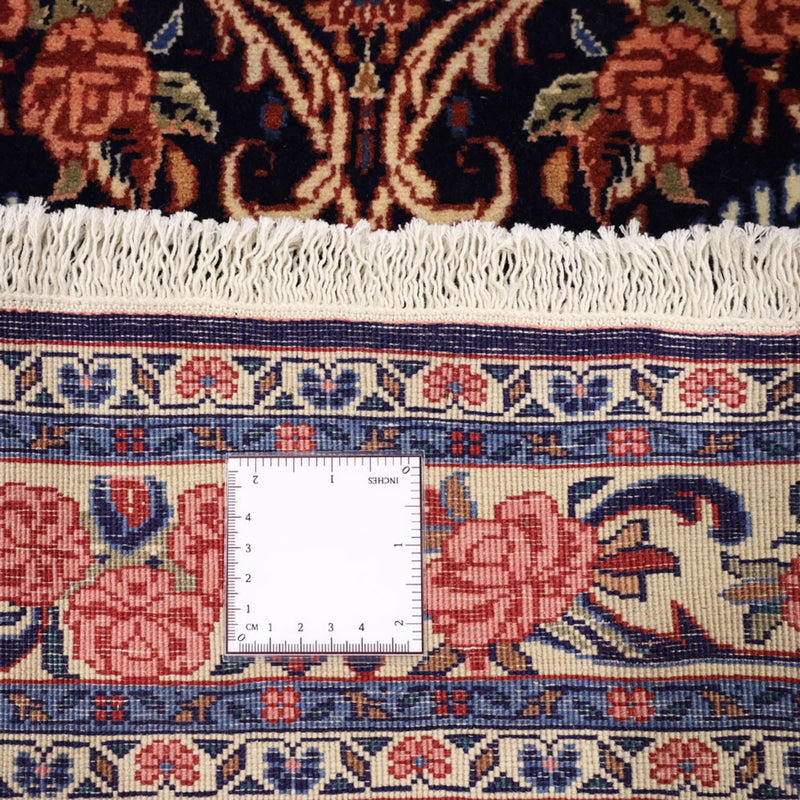 Persisk matta - Bijar - Kungliga - 161 x 113 cm - mörkblå