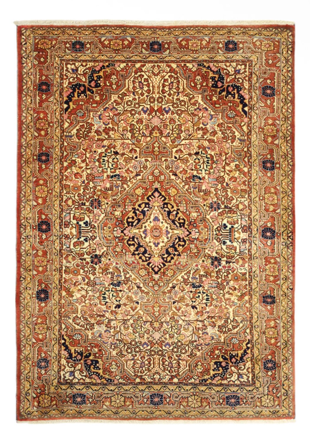 Persisk matta - Nomadic - 151 x 109 cm - ljusbeige