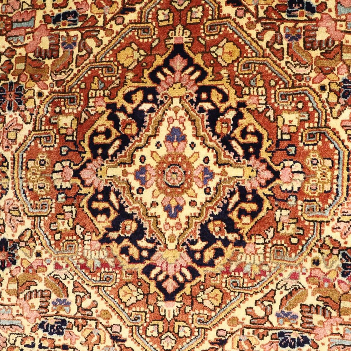 Persisk matta - Nomadic - 151 x 109 cm - ljusbeige