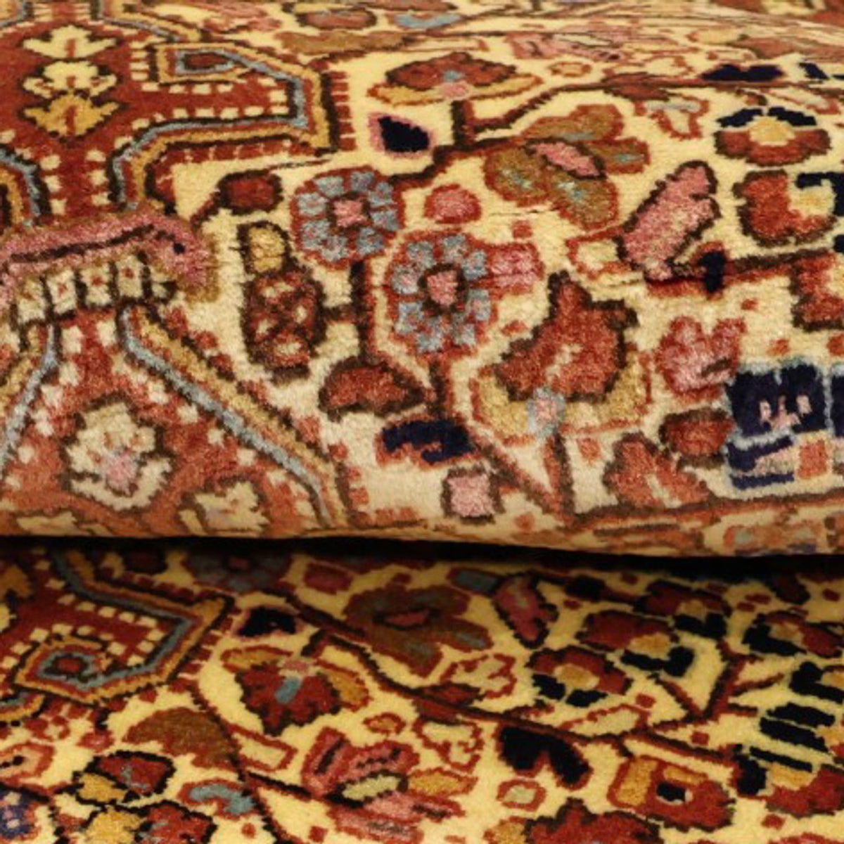 Persisk matta - Nomadic - 151 x 109 cm - ljusbeige